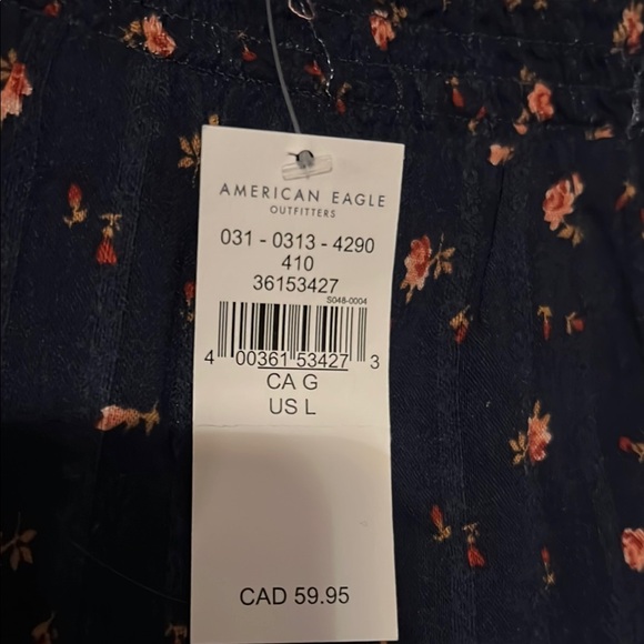 Floral Navy Skirt - Picture 2 of 5